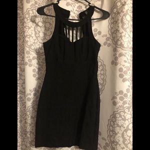 Black cocktail dress